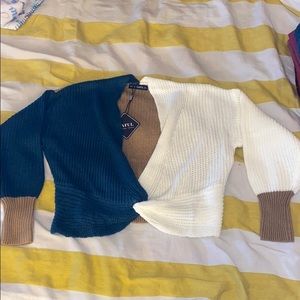 TriColor Asymmetrical Sweater